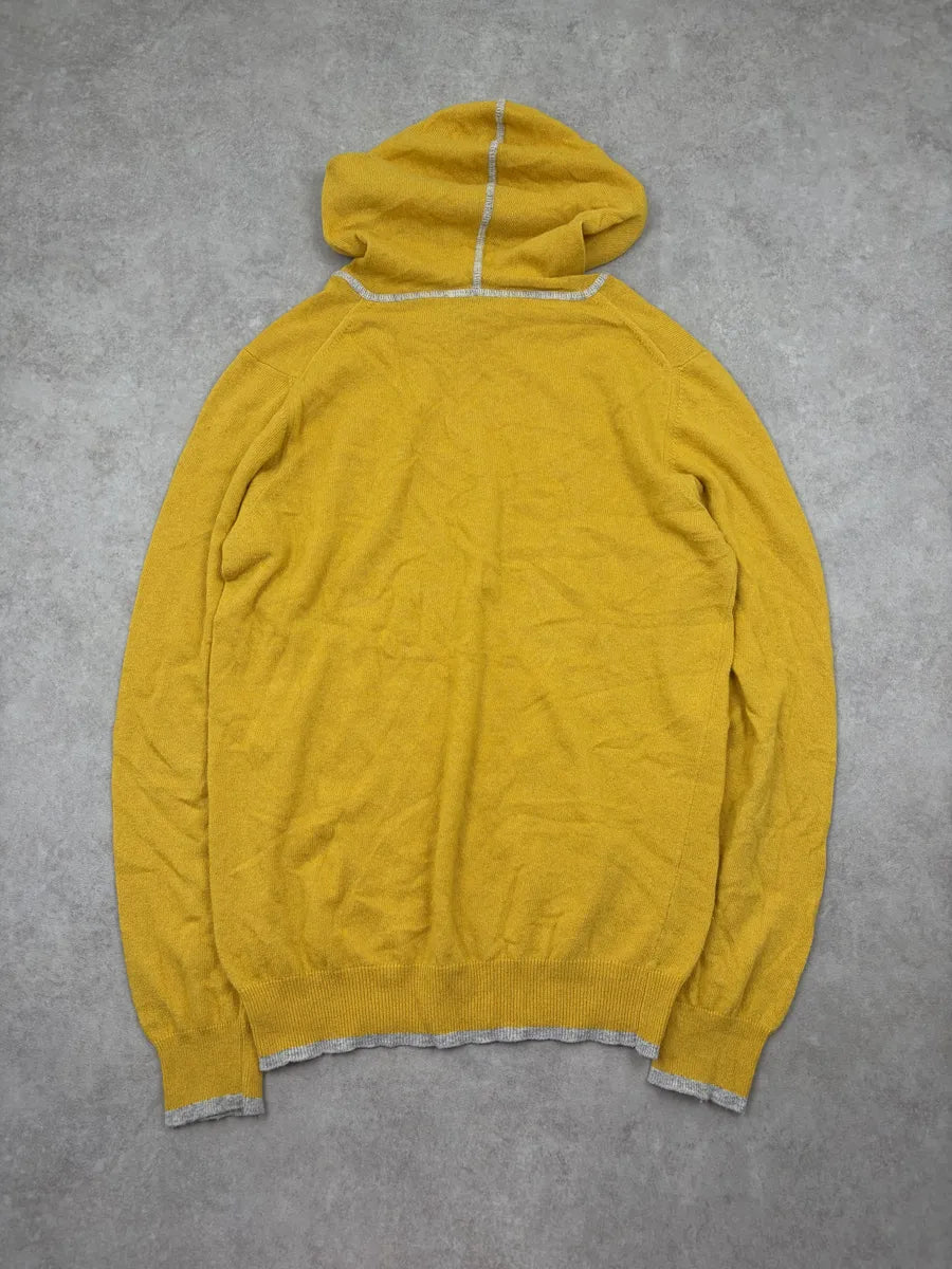 Daniele Alessandrini Yellow Light Hooded Sweater VzDzzru 5