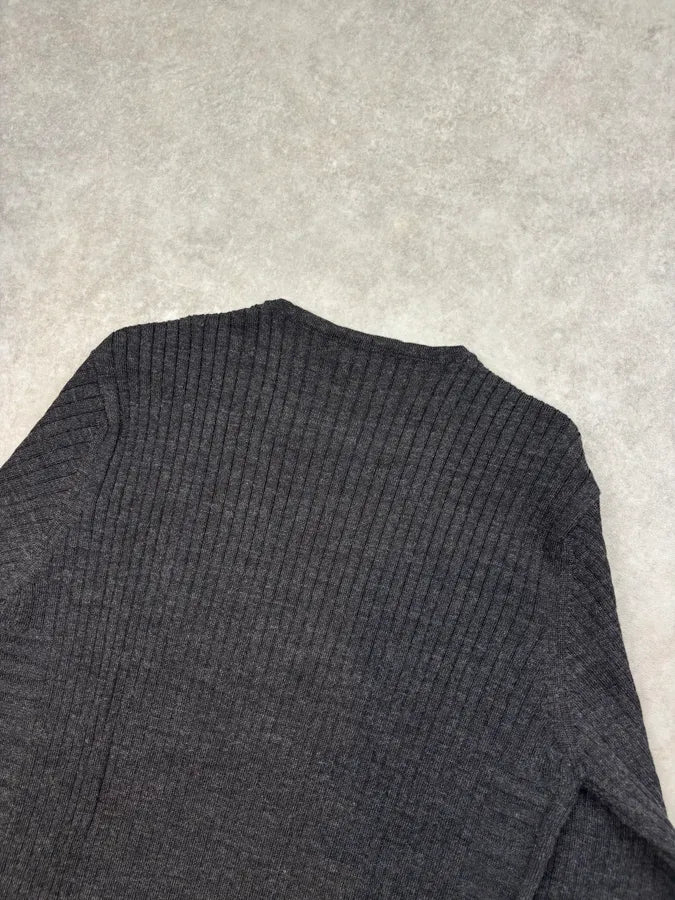 Daniele Alessandrini Grey Minimalist Sweater  EGmSUJA 5
