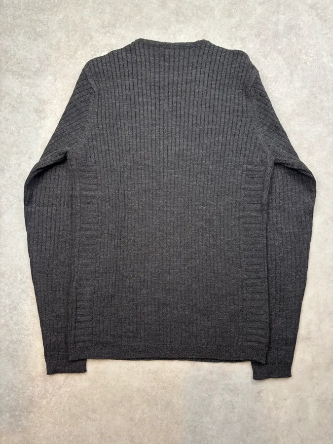 Daniele Alessandrini Grey Minimalist Sweater  EGmSUJA 4