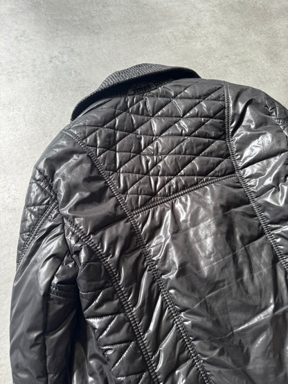 AW2005 Junya Watanabe Comme des Garçons Black Smooth Rebel Jacket (M) - 3