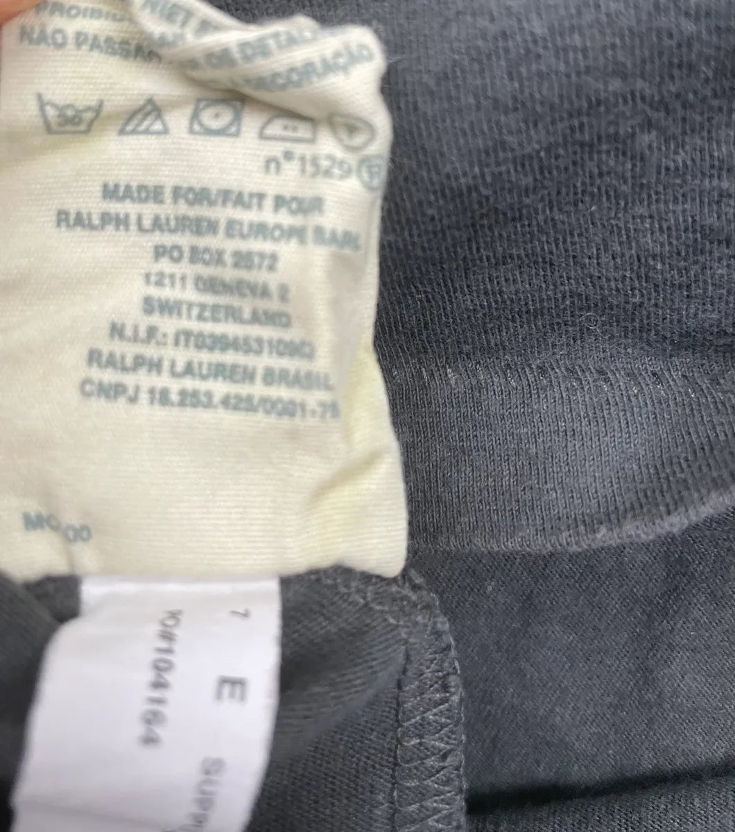 2010s Ralph Lauren Yellow Black Biker Graphic T-Shirt VhtJnsp 8