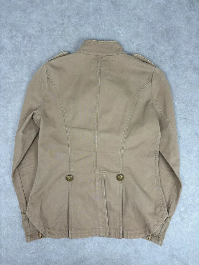 Ralph Lauren Military Officer Beige Jacket vzNWWTJ 4