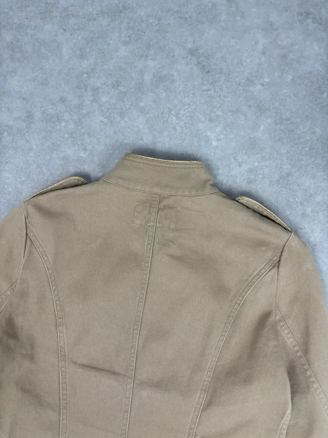 Ralph Lauren Military Officer Beige Jacket vzNWWTJ 5
