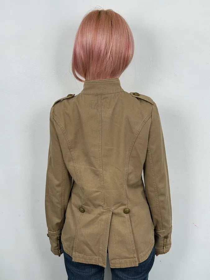 Ralph Lauren Military Officer Beige Jacket vzNWWTJ 2