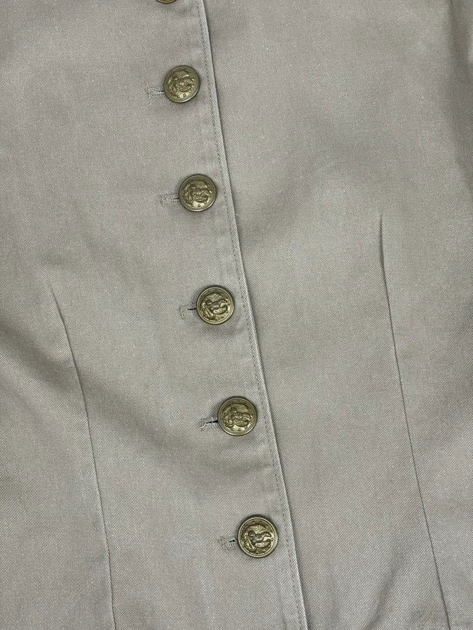 Ralph Lauren Military Officer Beige Jacket vzNWWTJ 7