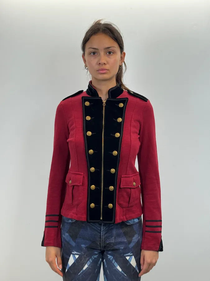 2010s Ralph Lauren Military Officer Red Jacket zFuUUMl 1