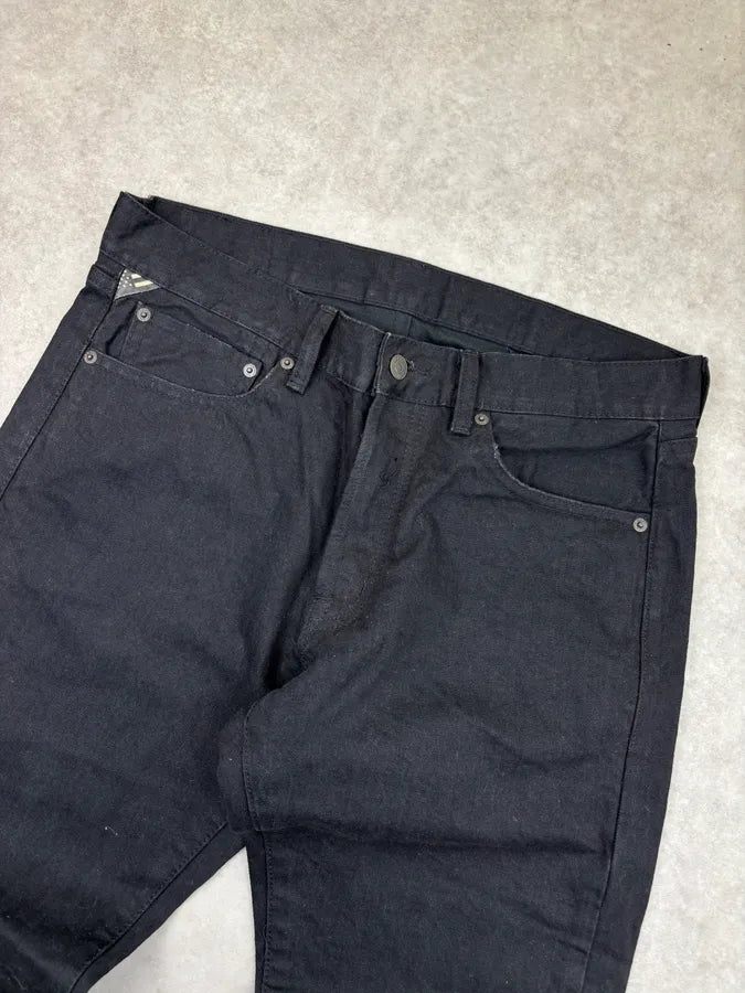 Ralph Lauren Black Denim Straight Leg Jeans BvjlTCX 4