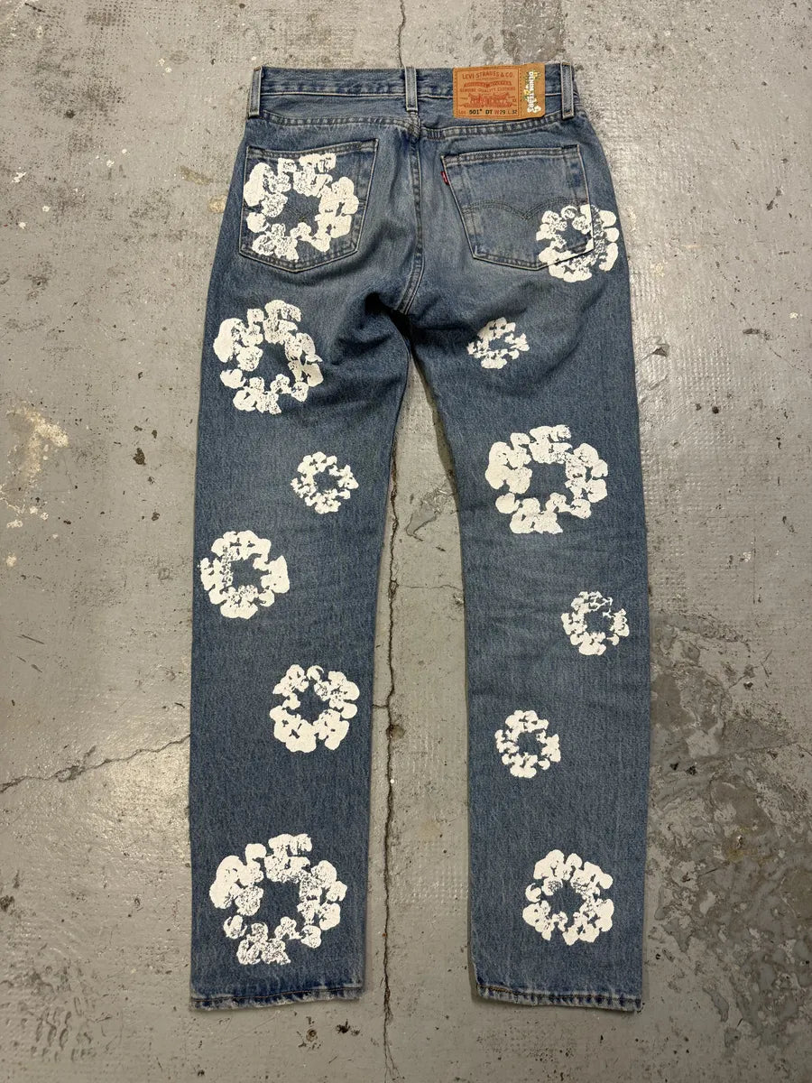 Denim Tears Levis 501 Blue Denim Jeans DzflSVn 1