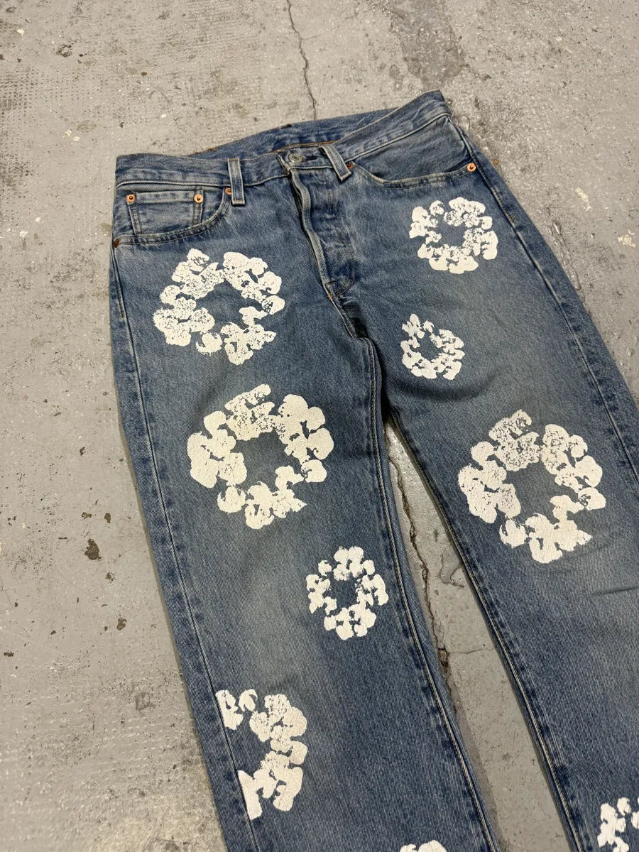 Denim Tears Levis 501 Blue Denim Jeans DzflSVn 7