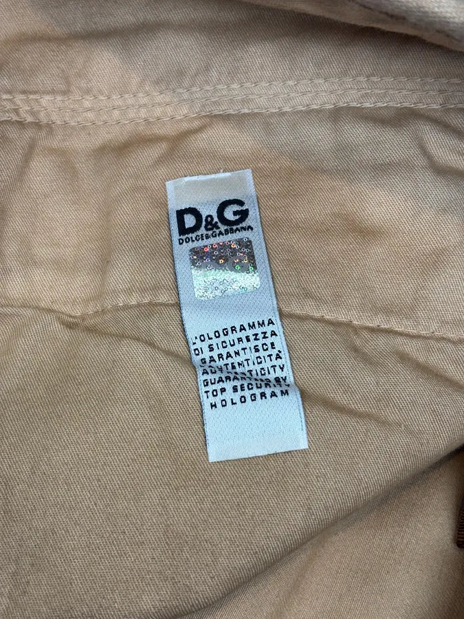 2000s Dolce & Gabbana Archive Utility Waxed Pants  sBfrvEN 8