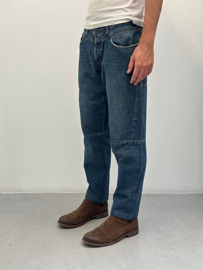 AW2003 Dolce & Gabbana Blue Contemporary Denim Jeans vYatQHT 2