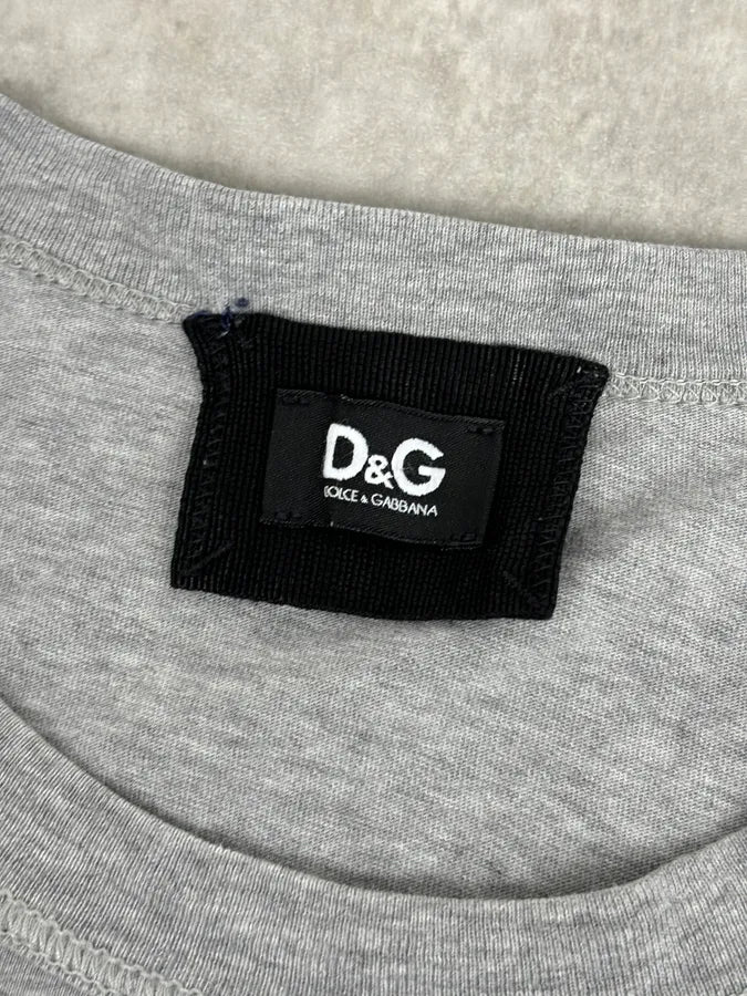 2000s Dolce & Gabbana Women Photography Grey T-Shirt  aLKbikR 8