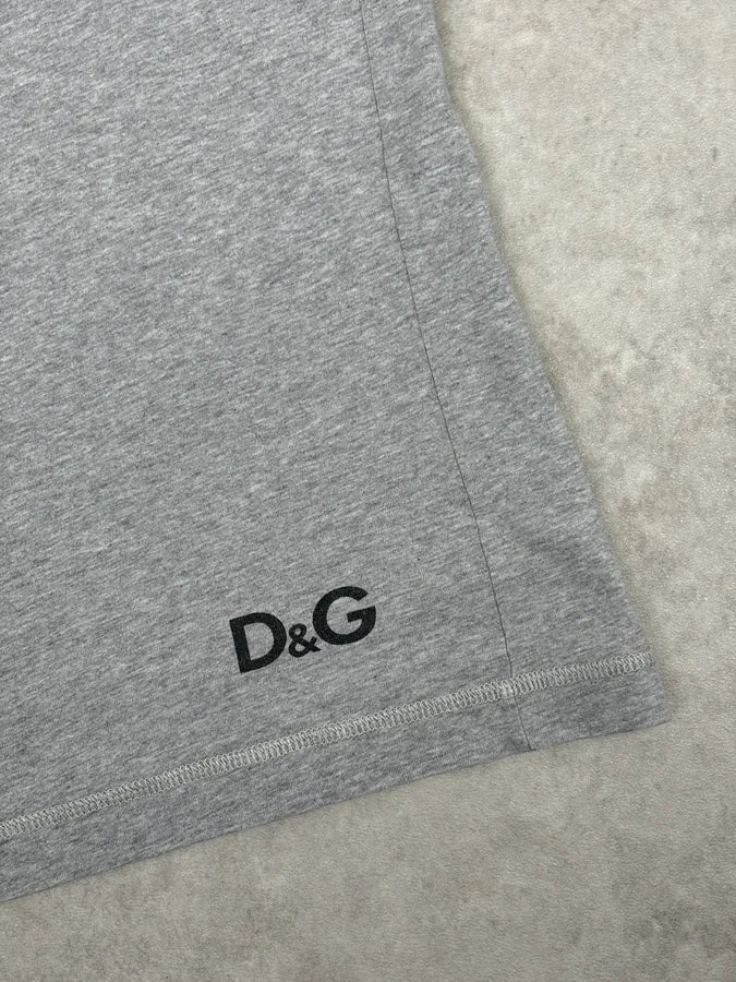 2000s Dolce & Gabbana Women Photography Grey T-Shirt  aLKbikR 7