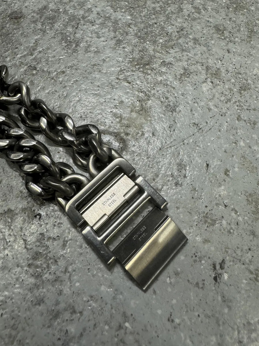 Diesel 2 Chains Silver Steel Watch (OS) eafGiLT 5