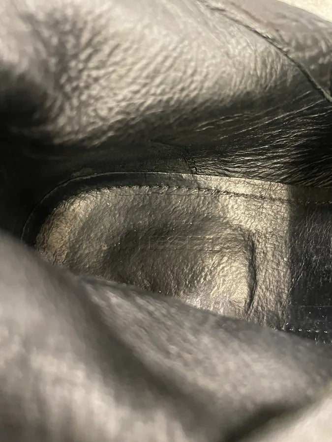 Diesel 2 Zips Black Leather Boots PRaicMI 11