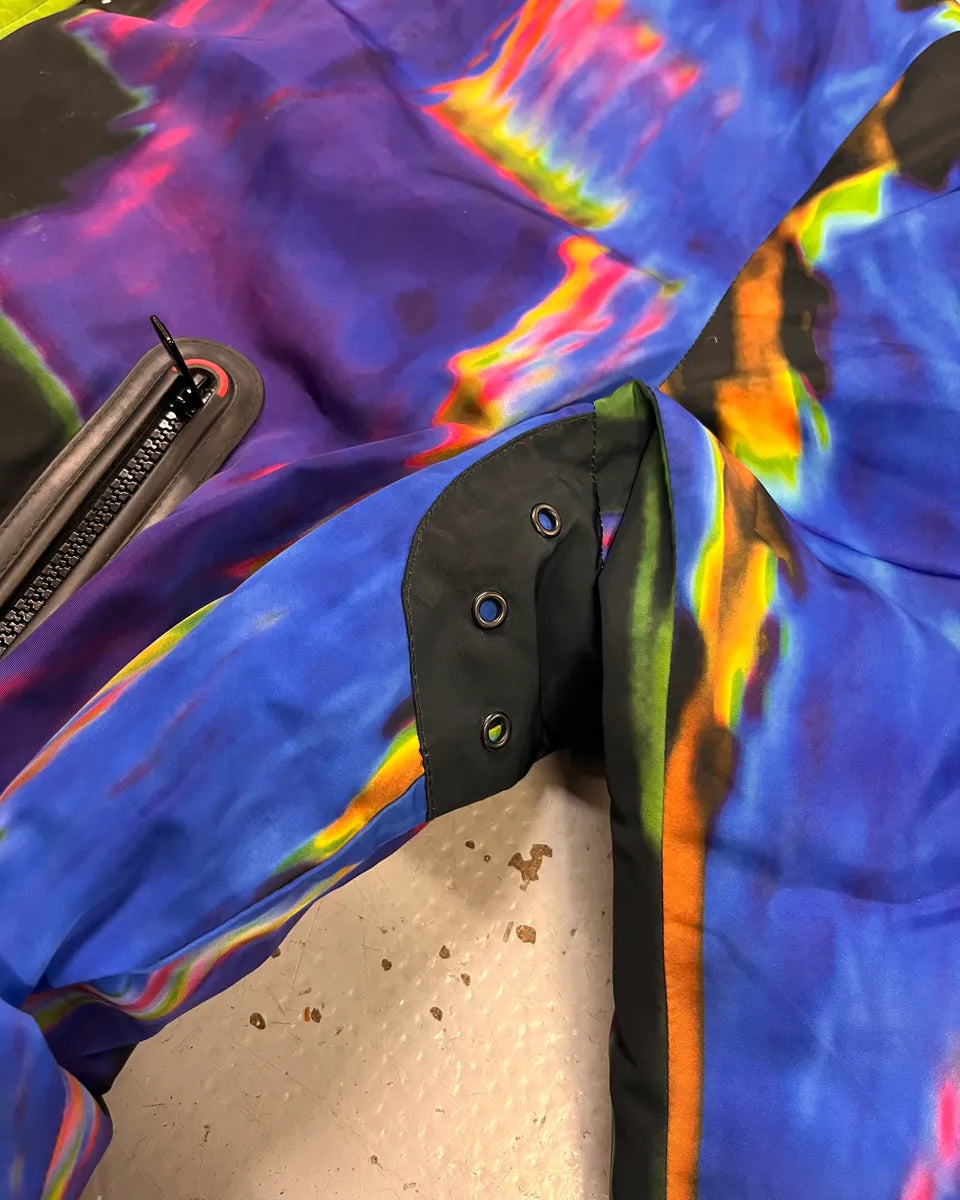 Diesel Abstract Multicolor Hooded Puffer Jacket  SOwzwiV 5
