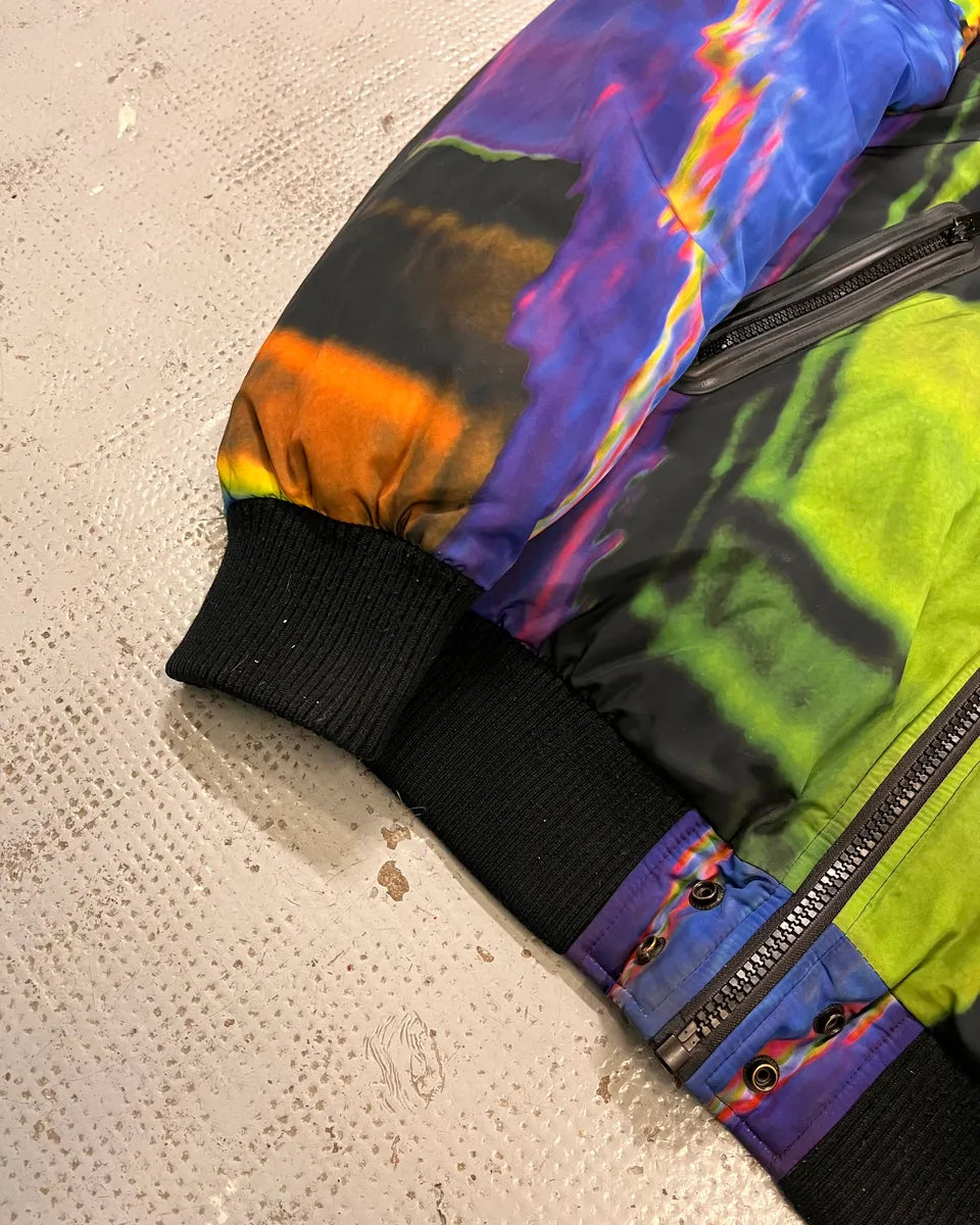 Diesel Abstract Multicolor Hooded Puffer Jacket  SOwzwiV 6