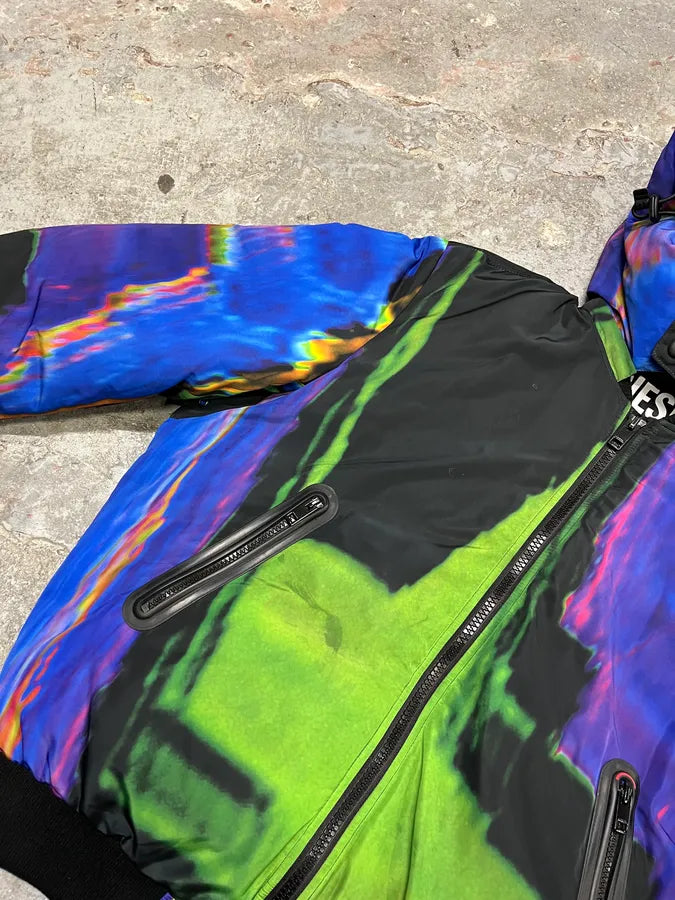 Diesel Abstract Printed W-ON-AOP Bomber Jacket OmdESKn 1