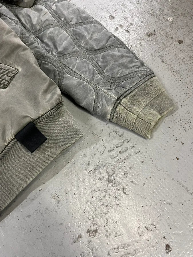 Diesel Astro Cargo Grey Bomber Jacket HTIbXrP 7