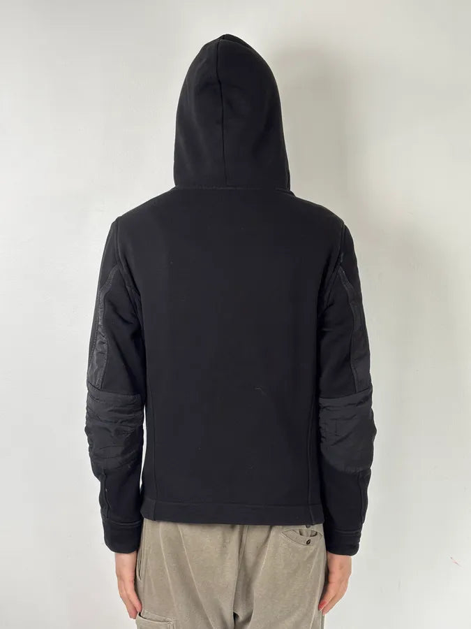 Diesel Asymmetrical Black Zip-up Hoodie hbQDZqx 2