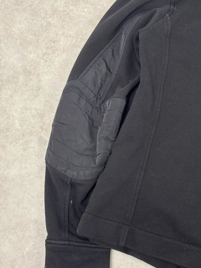 Diesel Asymmetrical Black Zip-up Hoodie hbQDZqx 7