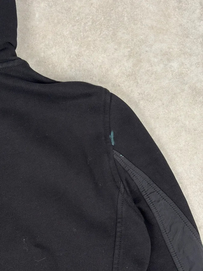 Diesel Asymmetrical Black Zip-up Hoodie hbQDZqx 8