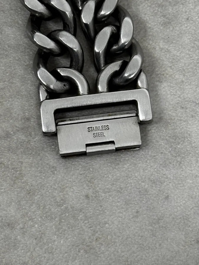 Diesel Avant Garde Grey Metallic Chains Watch PcQCIyi 8