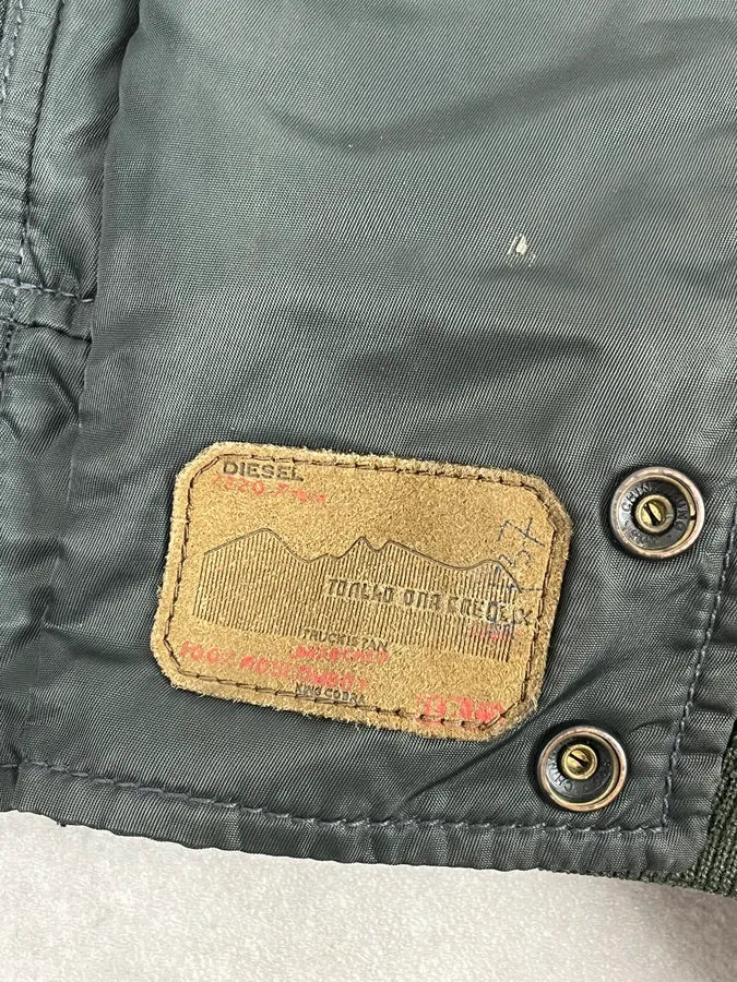 Diesel Aviator Khaki M-1 Bomber Jacket OdWZsJX 9