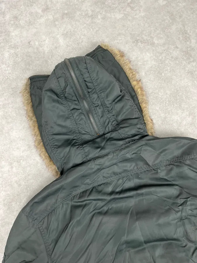 Diesel Aviator Khaki M-1 Bomber Jacket OdWZsJX 6