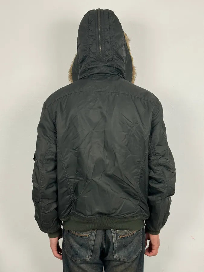 Diesel Aviator Khaki M-1 Bomber Jacket OdWZsJX 3