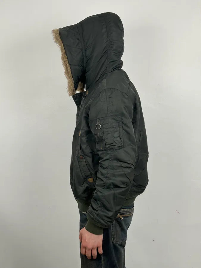 Diesel Aviator Khaki M-1 Bomber Jacket OdWZsJX 2