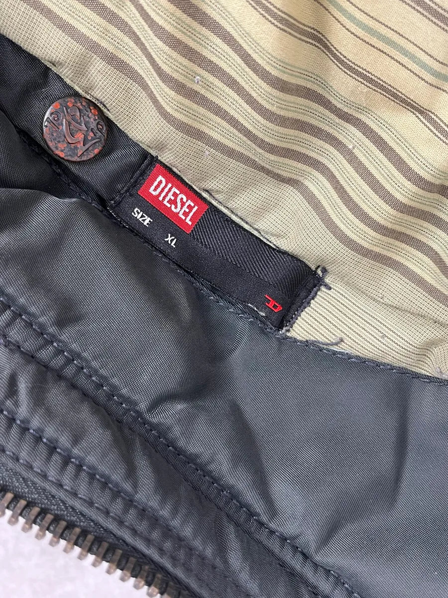 Diesel Aviator Khaki M-1 Bomber Jacket OdWZsJX 12