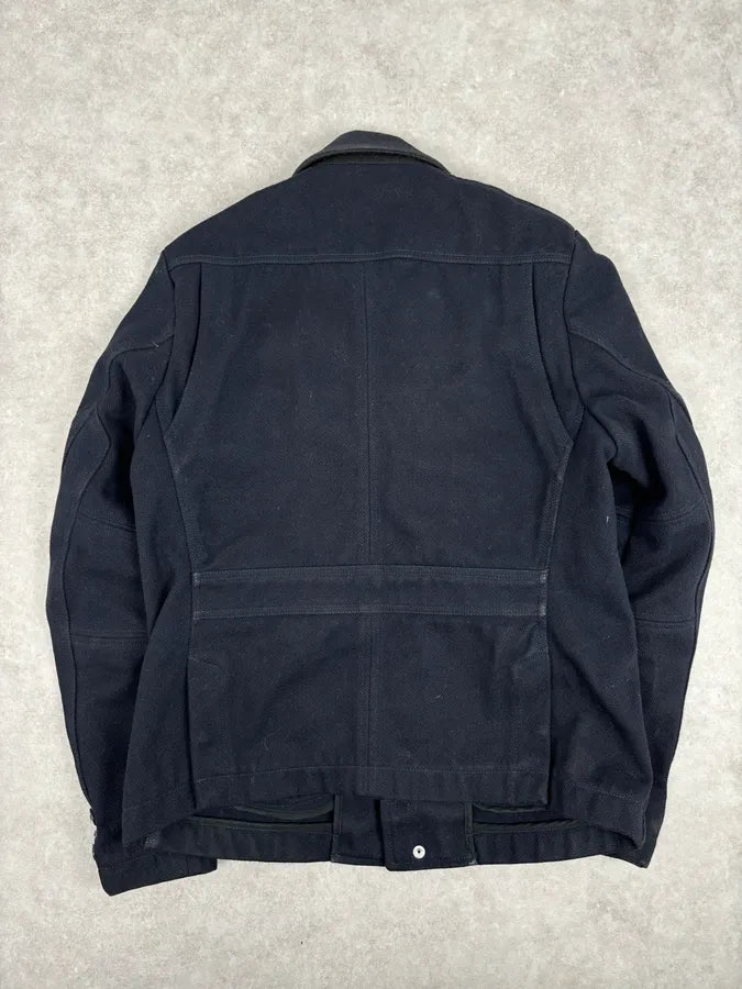 1990s Diesel Navy Wool Coat jybIDjT 4