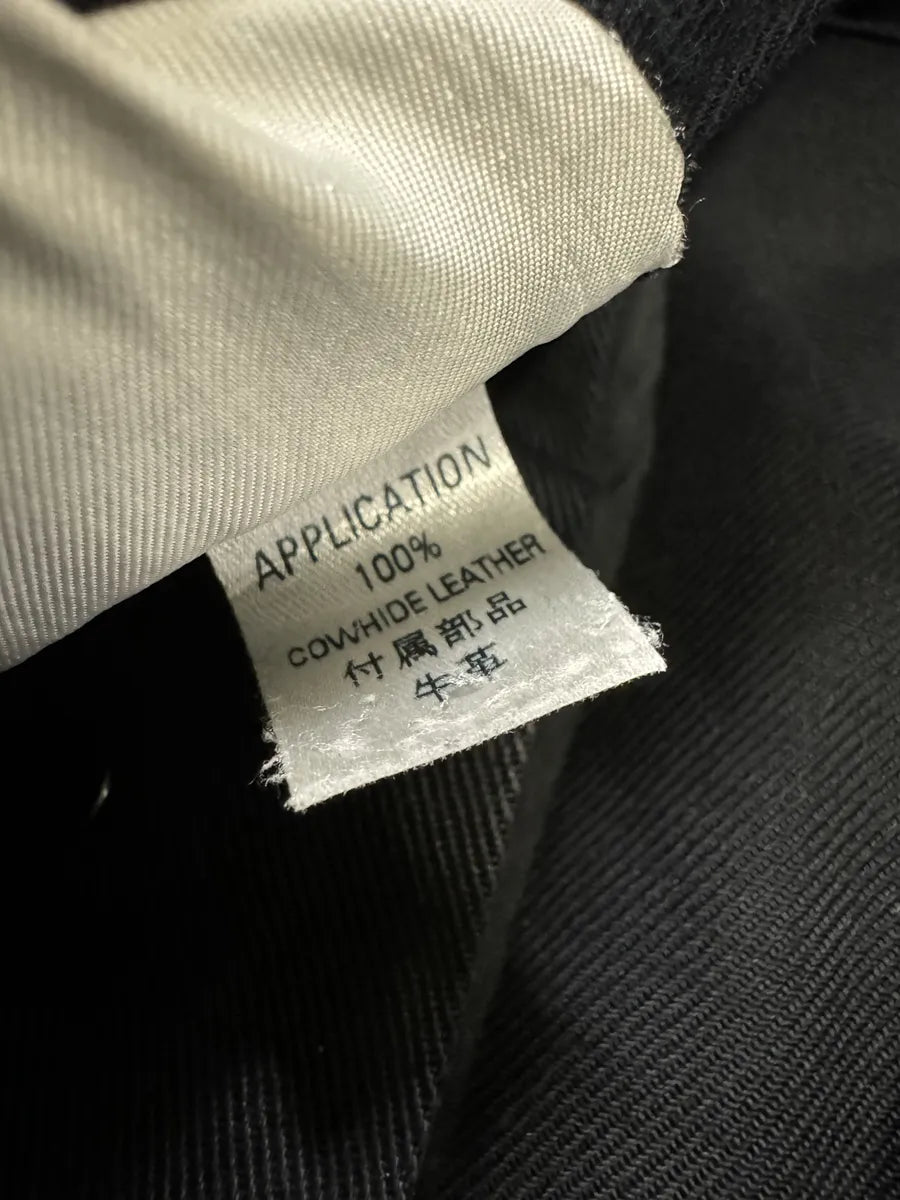 Diesel Black Gold Black Waxed Effect Leather Obscure Pants ARDeJgp 7