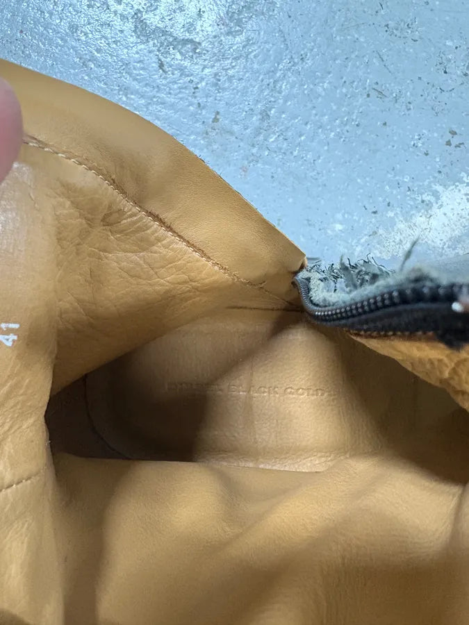 Diesel Black Gold Brown Hybrid Leather Plushed Boots JyDsjxc 9