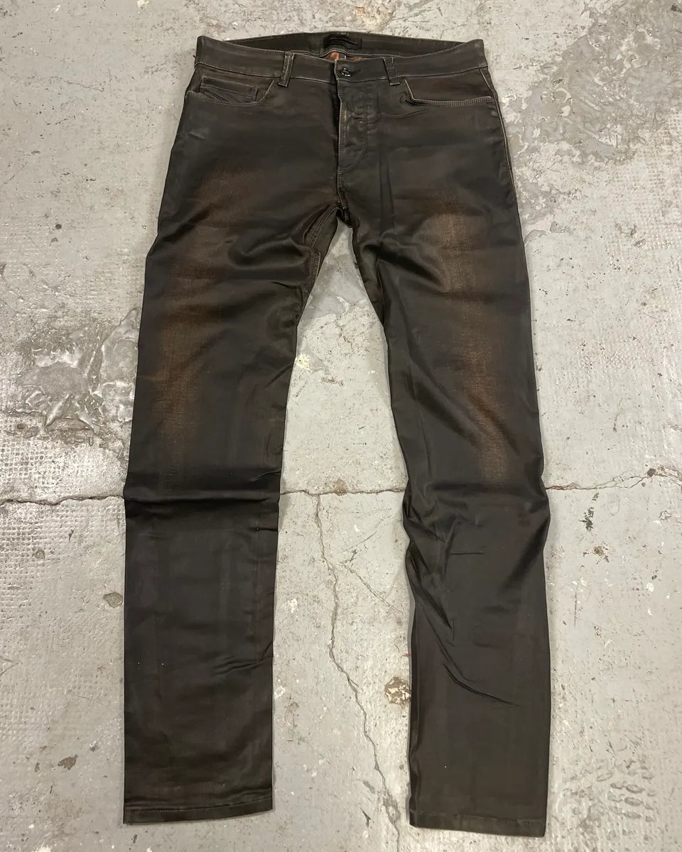 Diesel Black Gold Selvedge Slim Coated Denim (S) TMpLyOU 0