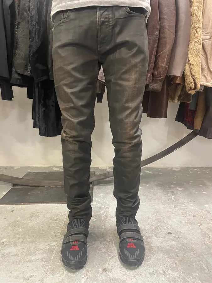 Diesel Black Gold Selvedge Slim Coated Denim (S) TMpLyOU 1