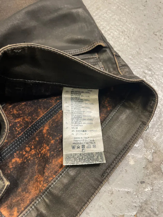 Diesel Black Gold Selvedge Slim Coated Denim (S) TMpLyOU 9