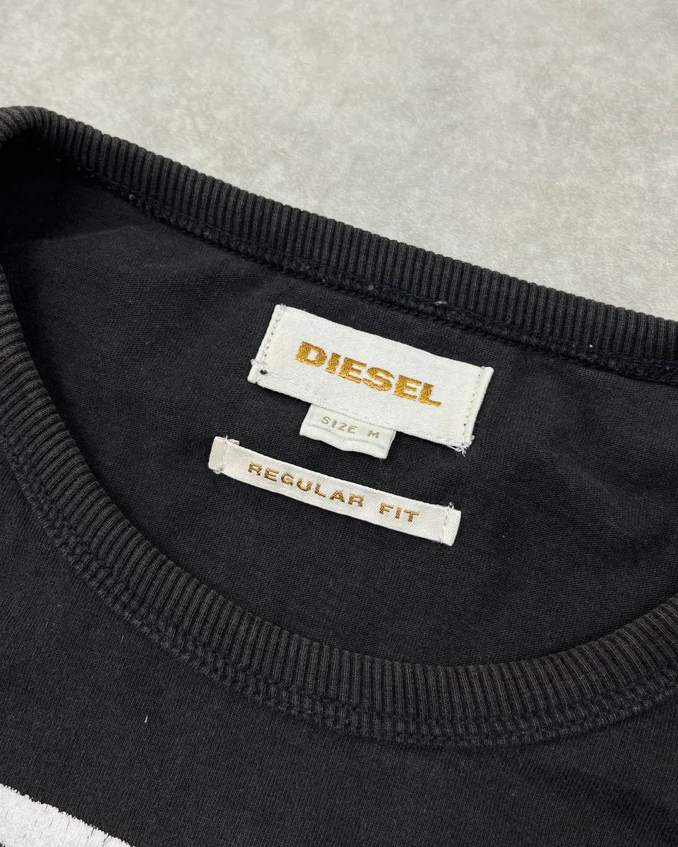 Diesel Black Guitar Rock T-Shirt YyfvSsL 8