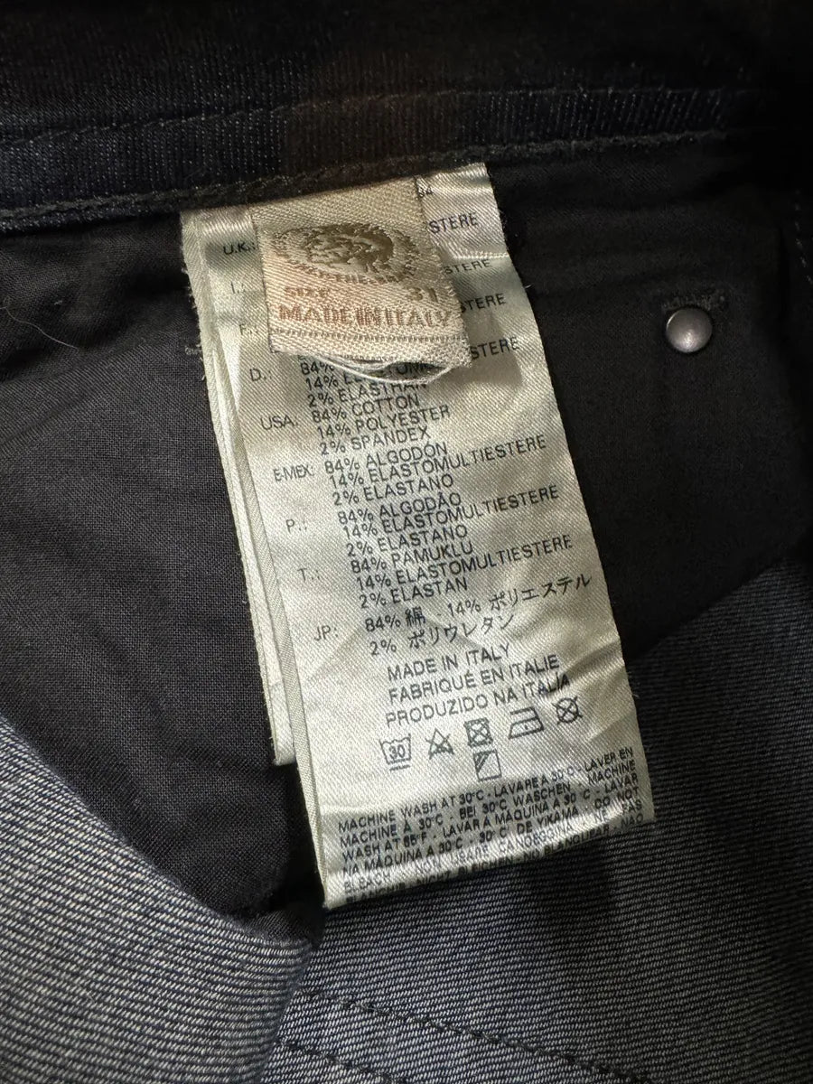 Diesel Black Label Blue Special Bleached Effect Slim Jeans LajOSdg 10