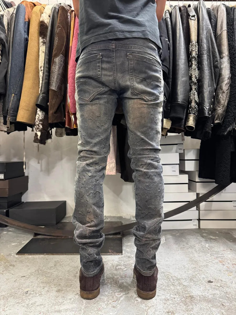 Diesel Black Label Blue Special Bleached Effect Slim Jeans LajOSdg 3