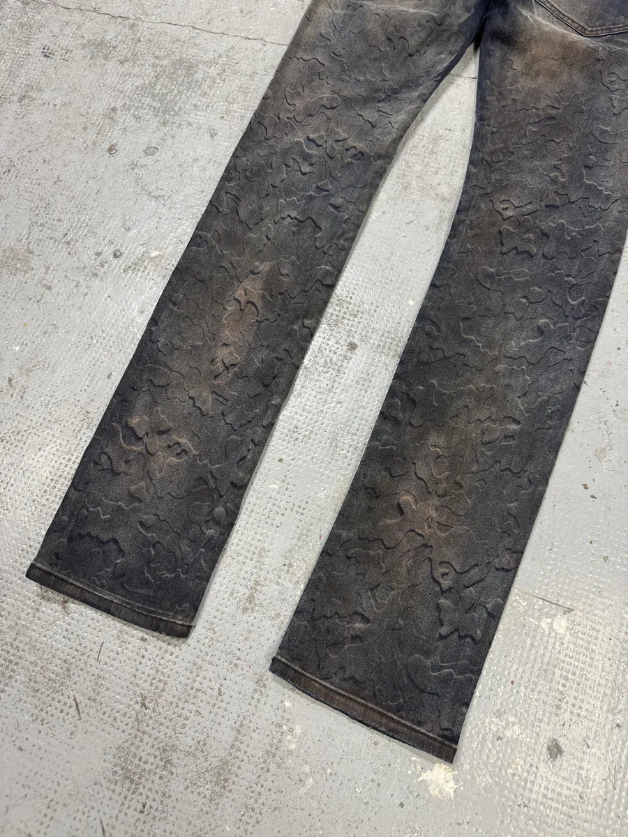 Diesel Black Label Blue Special Bleached Effect Slim Jeans LajOSdg 4
