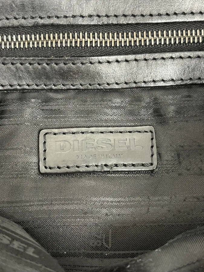 Diesel Black Leather Avant-Garde Shoulder Bag lXcMFhe 11