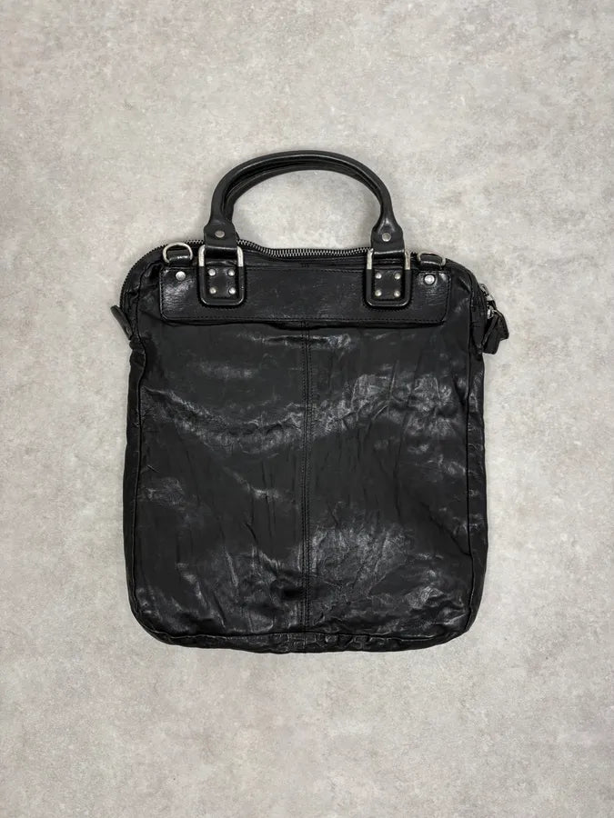 Diesel Black Leather Avant-Garde Shoulder Bag lXcMFhe 5