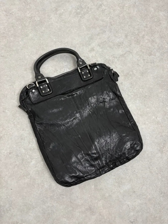 Diesel Black Leather Avant-Garde Shoulder Bag lXcMFhe 6