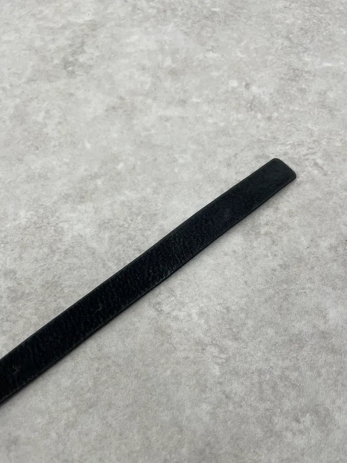 Diesel Black Minimalist Contemporary Leather Belt EtTNNve 5