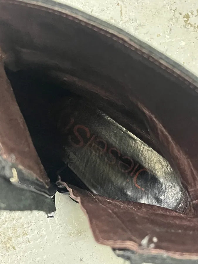 Diesel Black Minimalist Leather Boots cjwBqRG 6