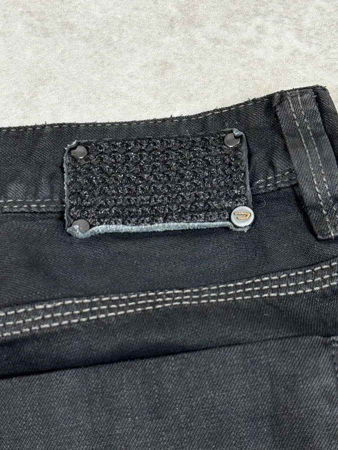 Diesel Black Obscure Slim Denim Jeans RCJWmfq 8