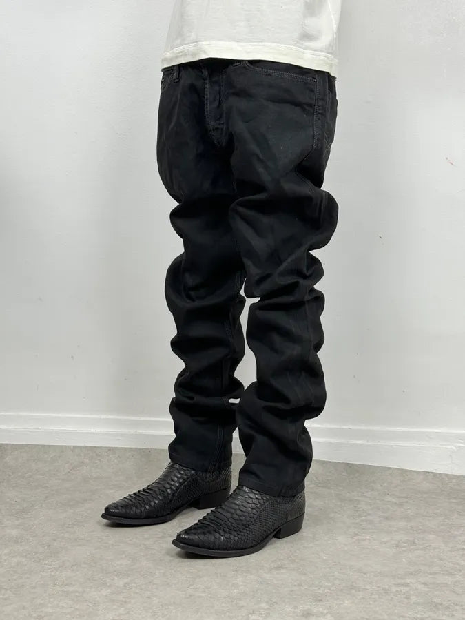 Diesel Black Obscure Slim Denim Jeans RCJWmfq 2