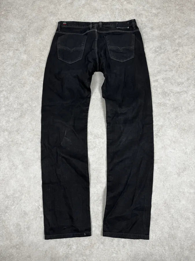 Diesel Black Obscure Slim Denim Jeans RCJWmfq 4